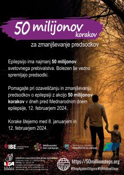 50 milijonov korakov za ozaveščanje o epilepsiji